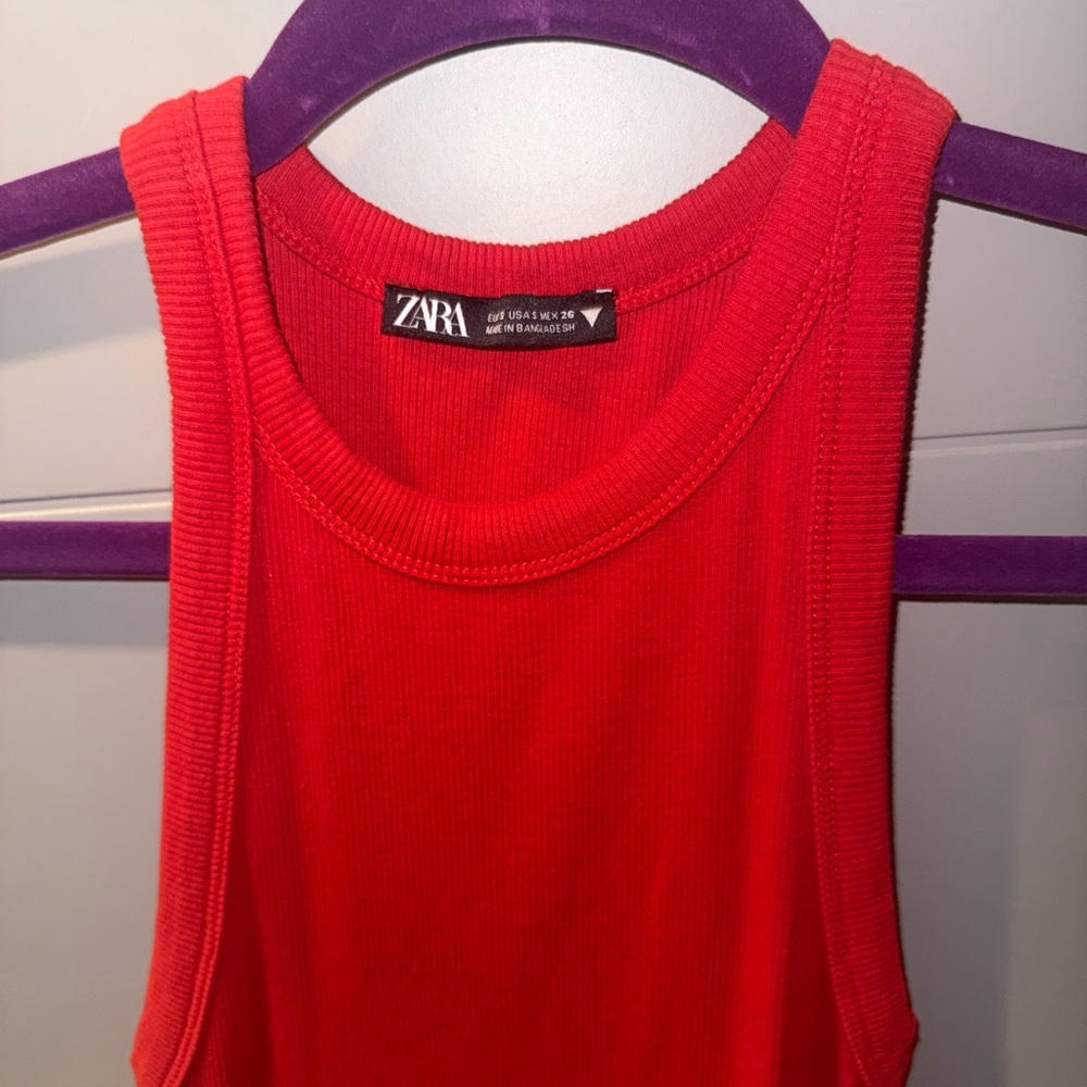 Zara Fitted Red Dress
